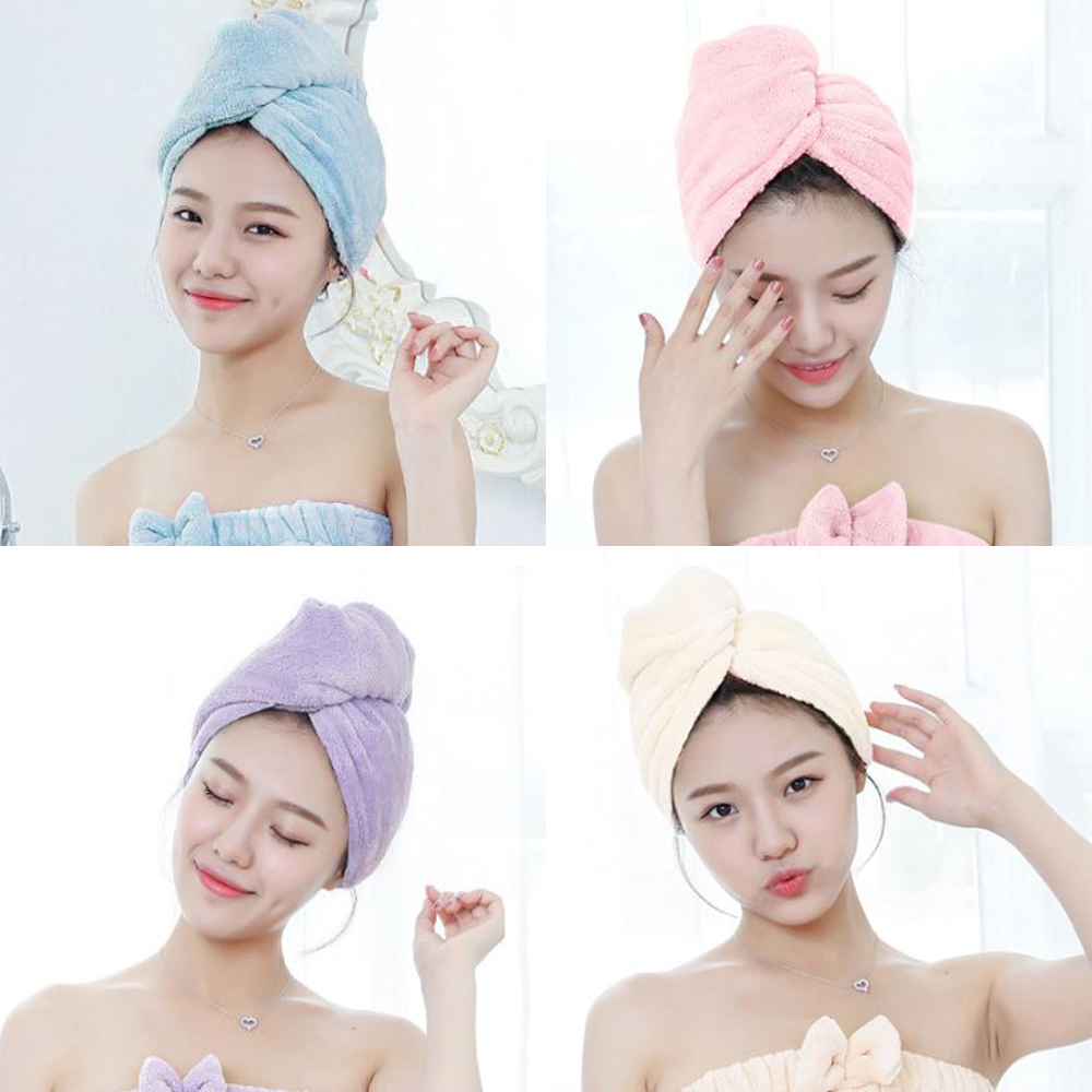 헤어 드라이 파스텔 헤어 타올 휴대용 캠핑 타월 머리 말리는 수건 세수 세안 밴드