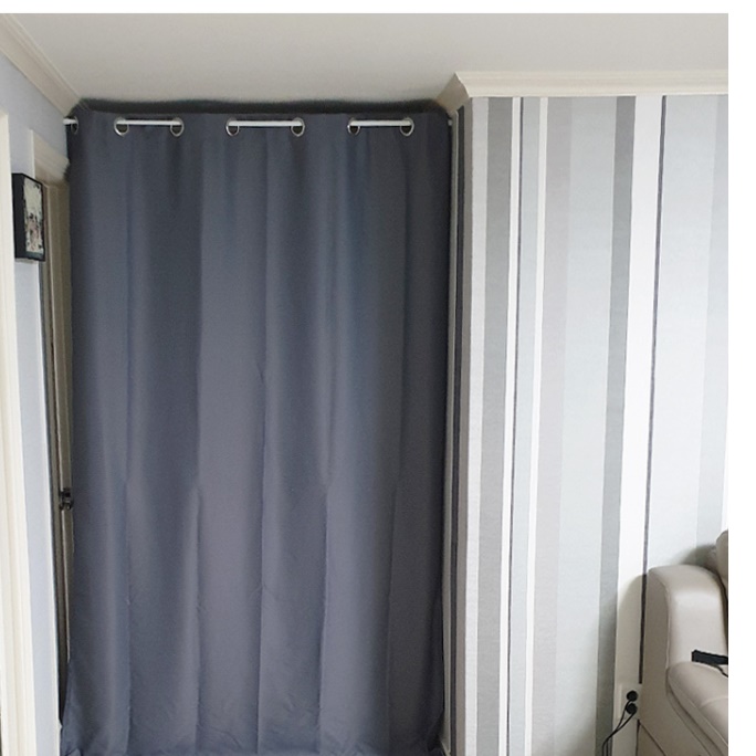 현관 문 가리개커튼 가림커튼 간이 커튼 벽 책장 중문 다용도실 수납장 대형 가림막 세탁실