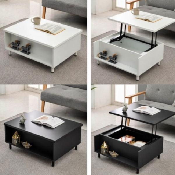 높은 쇼파테이블 거실용 탁자 리프팅 테이블 기능성 거실테이블