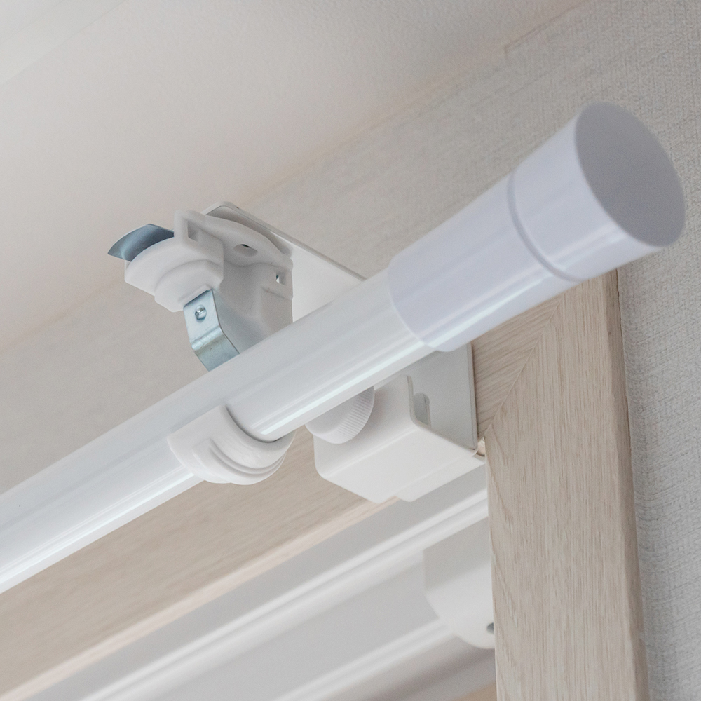 안뚫어고리 못없이 커튼봉 무타공 브라켓 블라인드 커튼레일 압축봉 설치