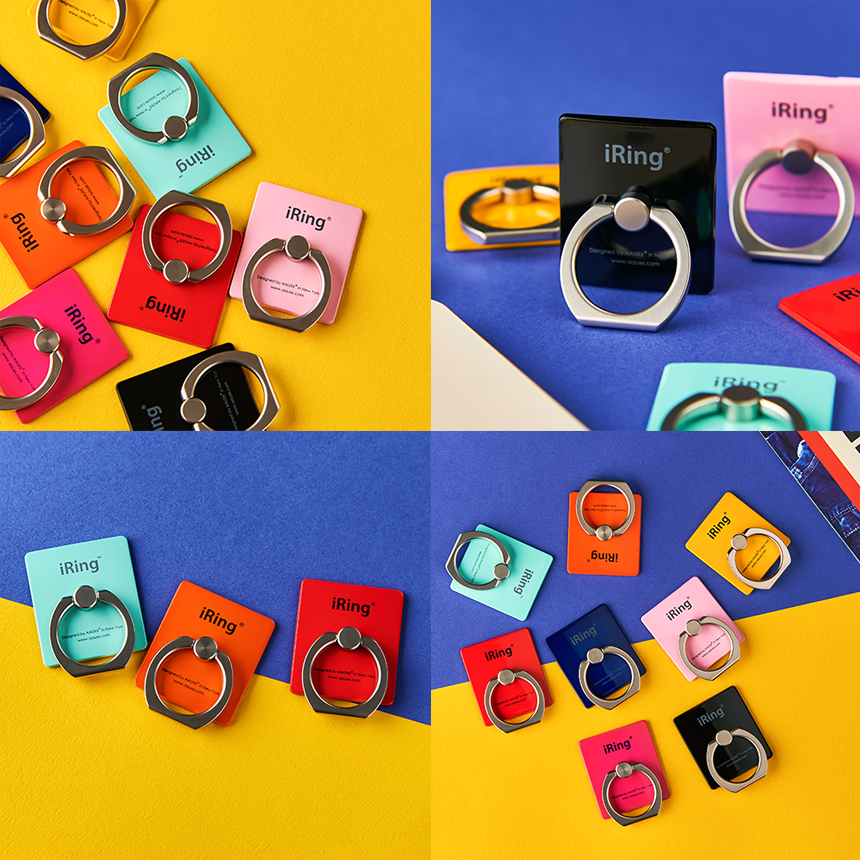 억스 아이링 오리지널 스마트링 핸드폰거치대 휴대폰고리링