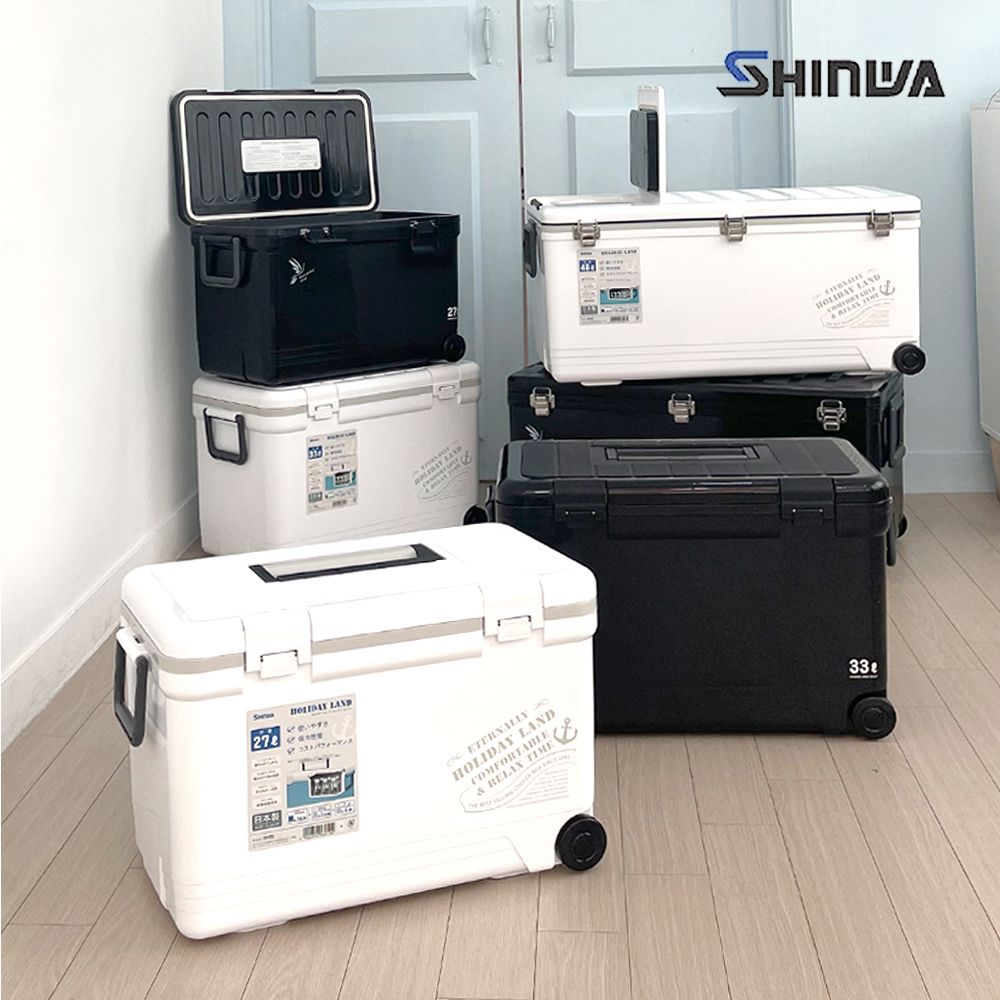 신와 휴대용 아이스박스 감성캠핑 차량용 보냉박스 쿨러 비비드 7L