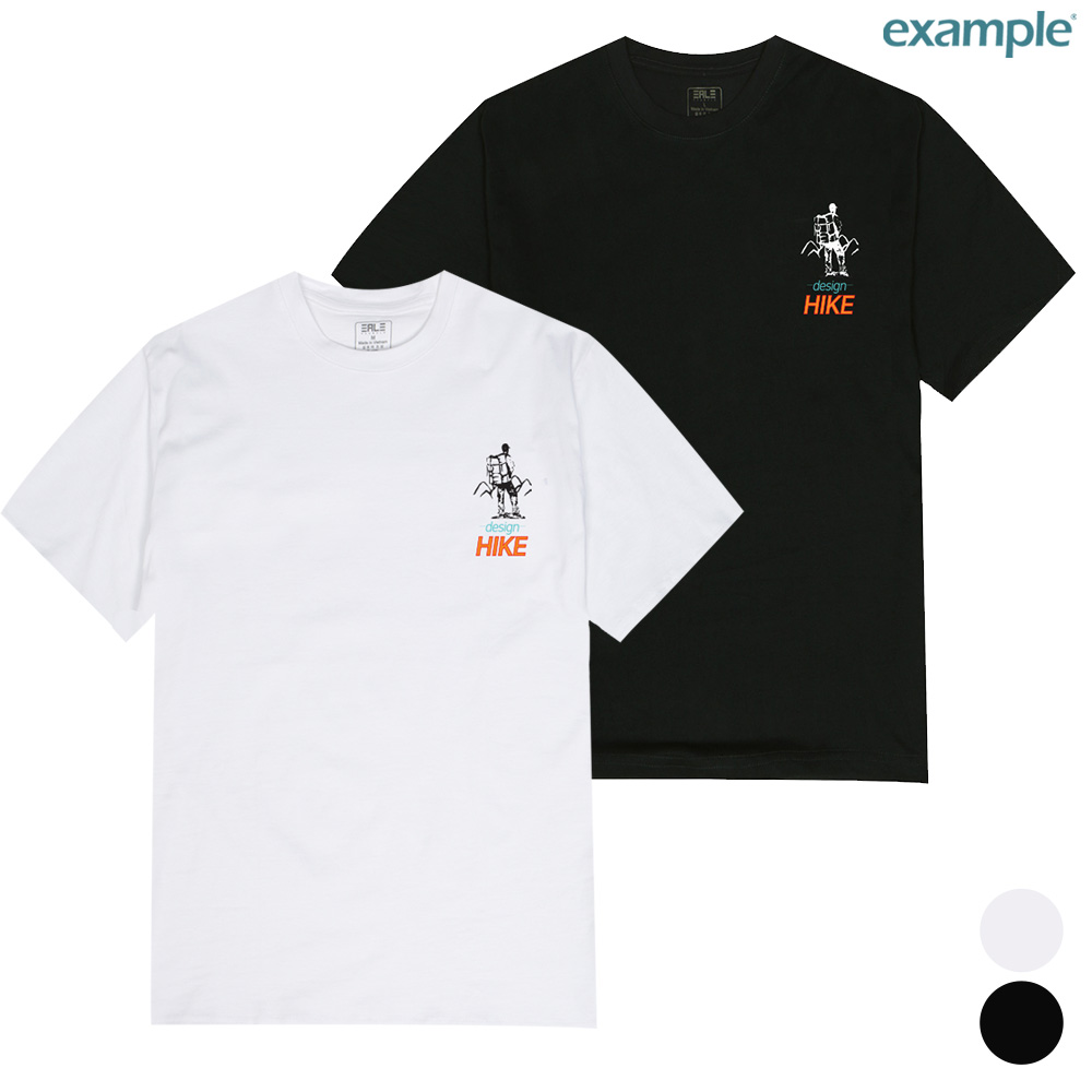 남녀공용 30수 면 라운드 오버핏 프린팅 반팔 티셔츠 추천 8종 - 상세 이미지 3