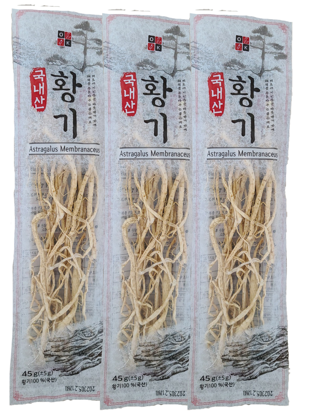 대용량 특A급 국산 황기 45gX50개 뿌리 제천 통황기 햇황기 황기차 효능 황귀 삼계탕 제품 이미지