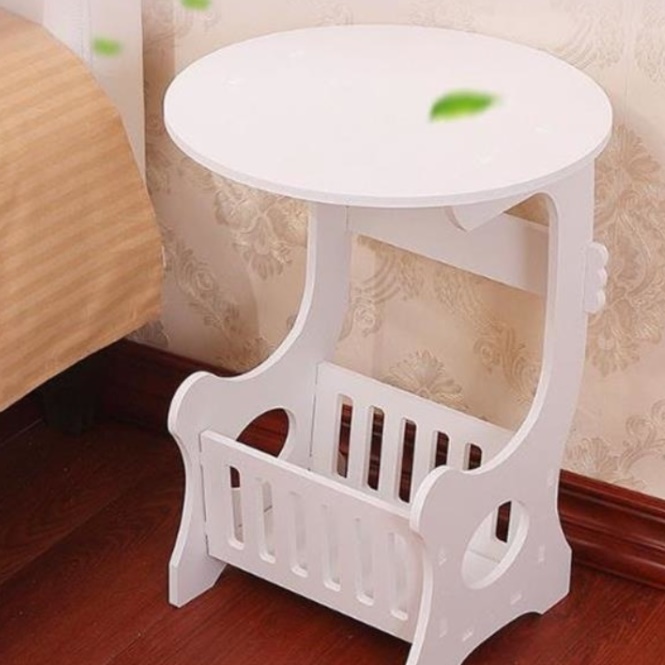 화분테이블 원형협탁 미니원형테이블 미용실 서브 티 소파 보조 간이 사이드 쇼파 뒤 선반