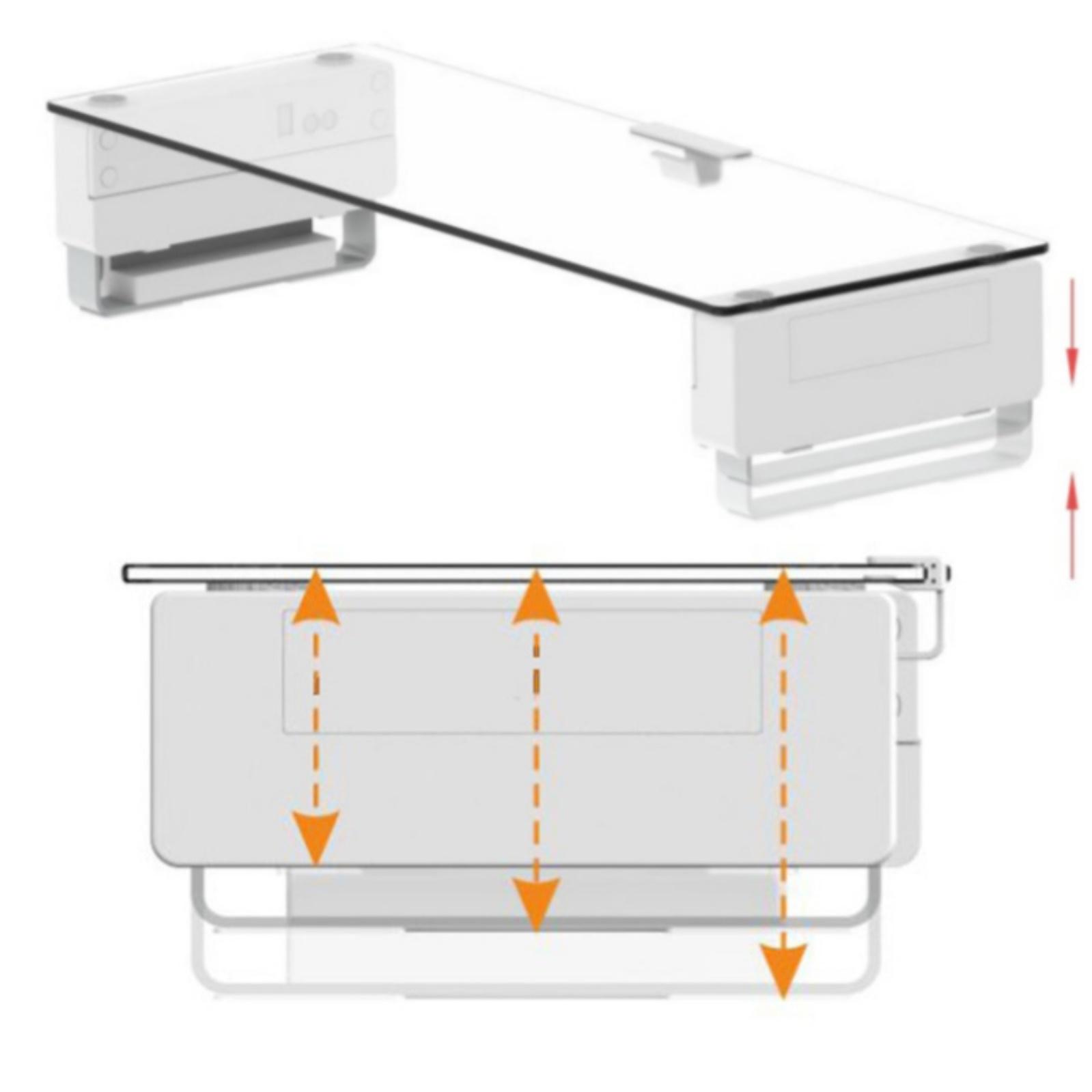 높이 조절 모니터받침 높은 모니터 받침대 테이블 