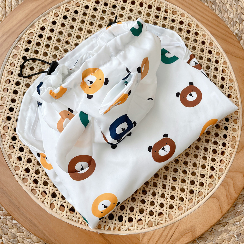 강아지 우비 곰돌이 비옷 바람막이 S 이미지 7