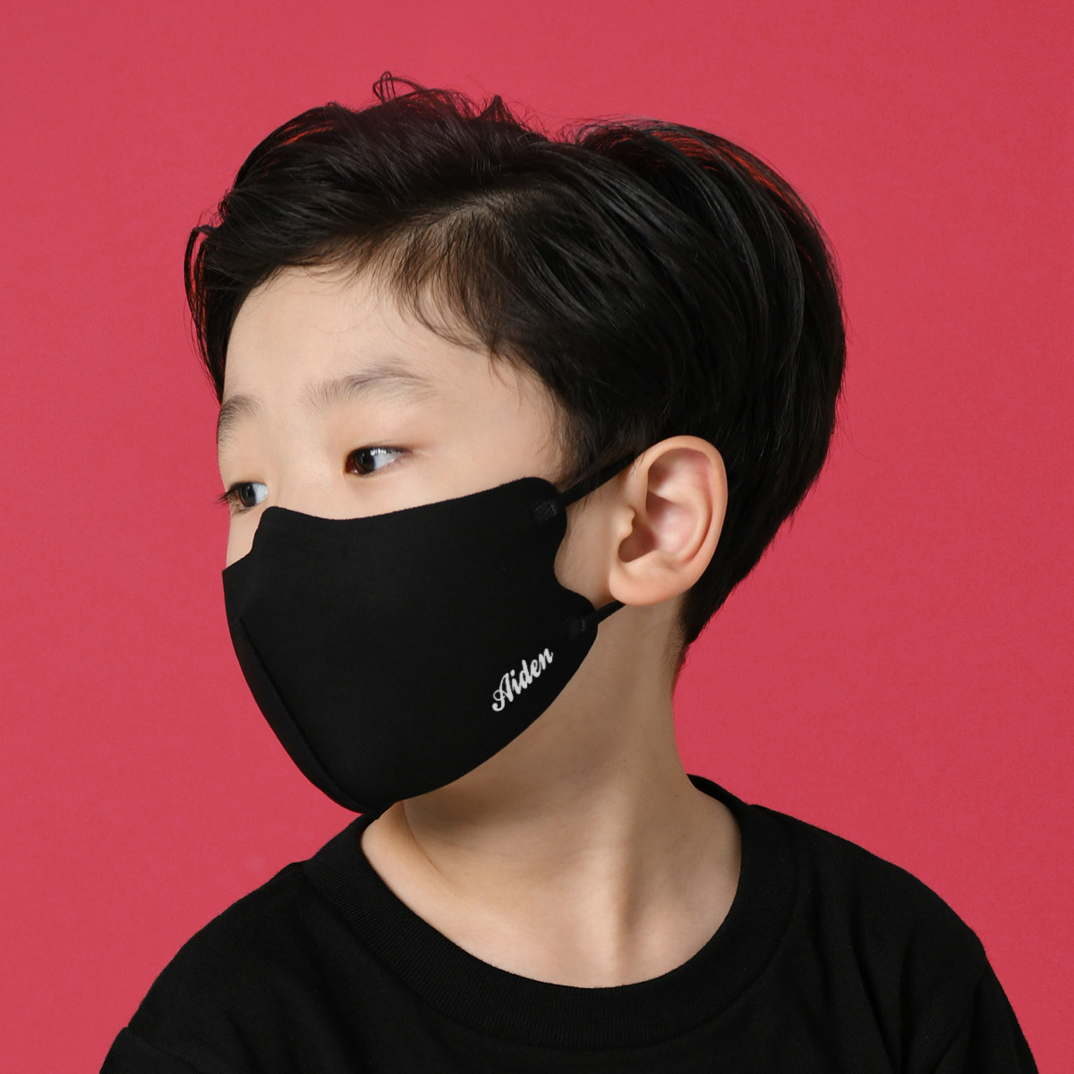 입체 마스크 이니셜 로고 각인 아동 성인 커스텀 제작 이미지 6