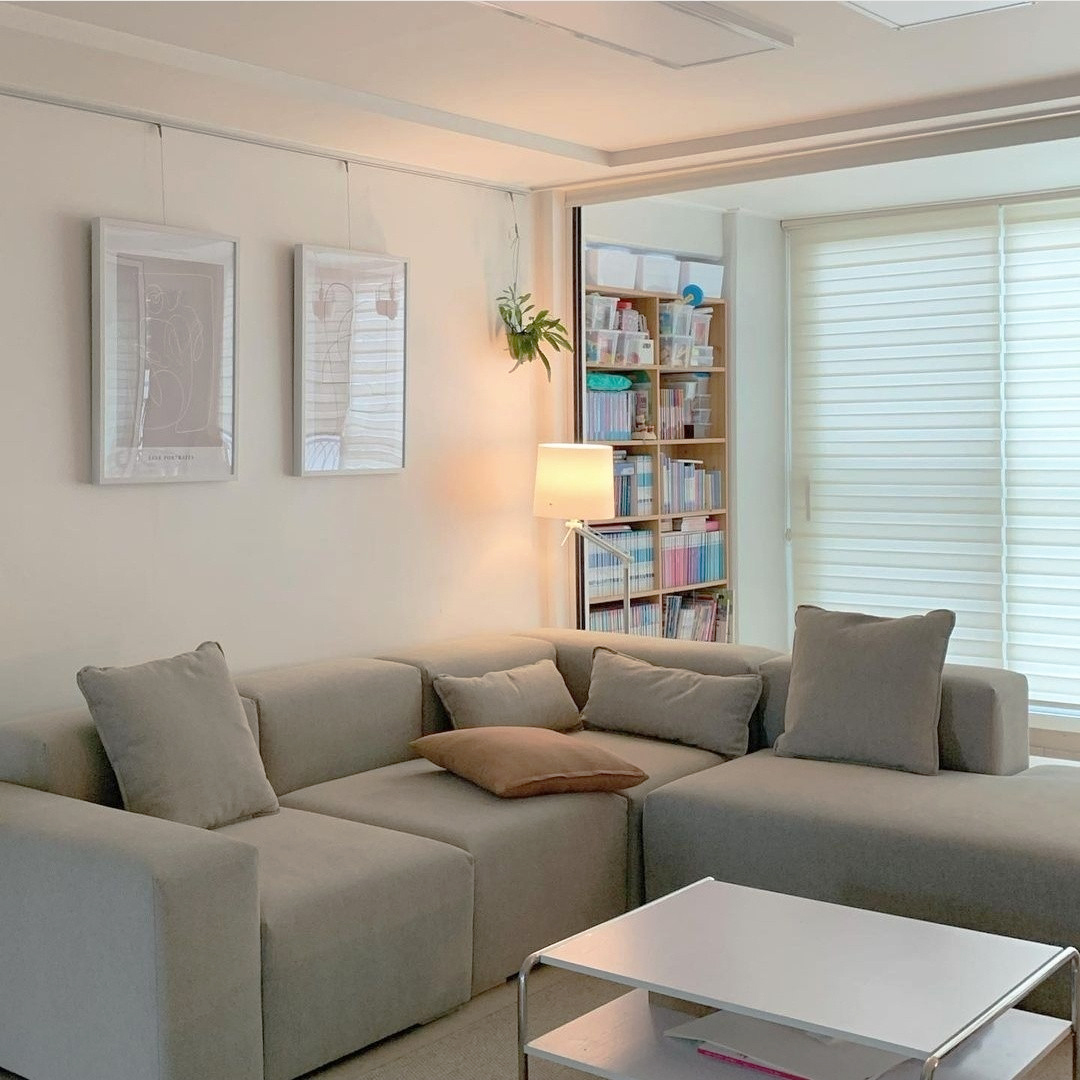 PH.7  메모리폼 이지클린아쿠아텍스패브릭 모듈 소파 (생활방수) 4인용쇼파