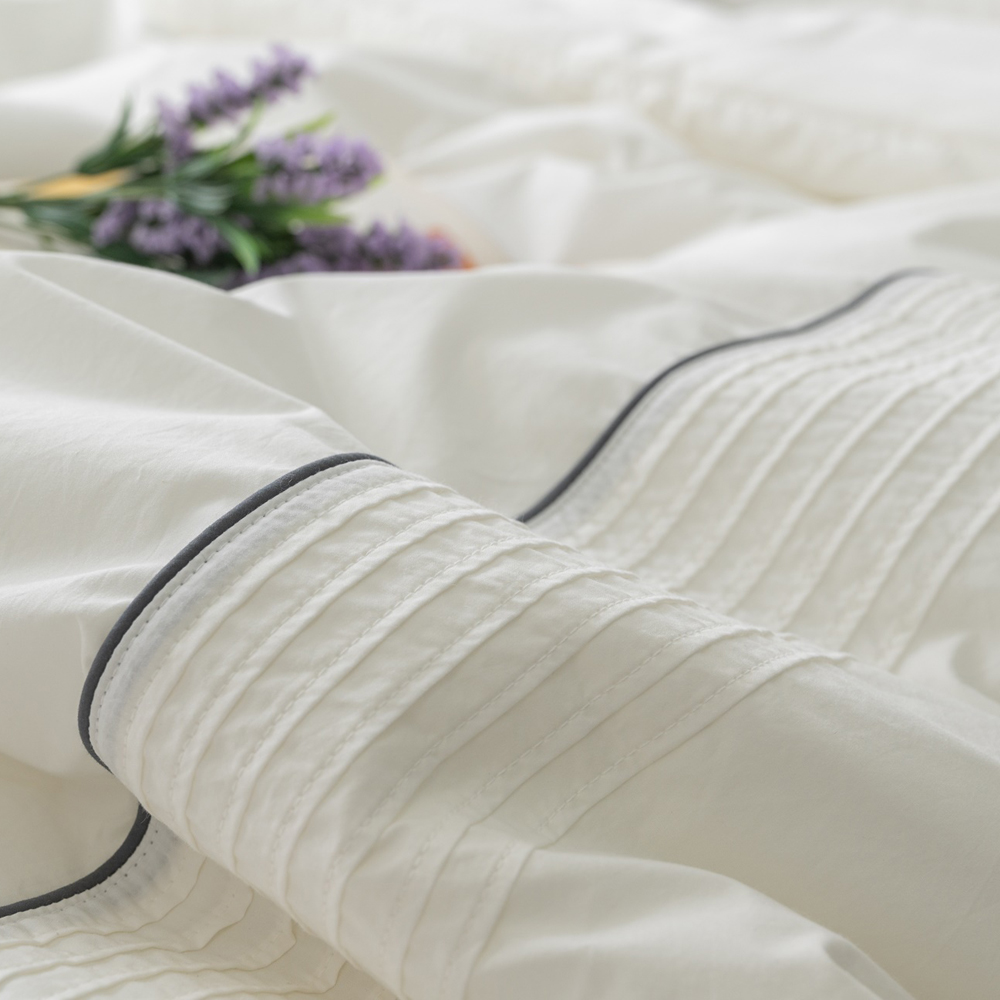 리사 신혼 부부 핀탁 호텔식 차렵 이불 침구 세트 구매 가능 사계절 봄가을