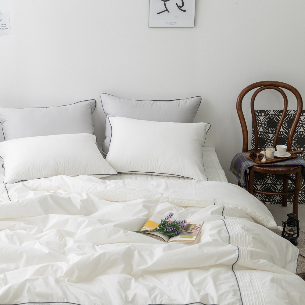 리사 신혼 부부 핀탁 호텔식 차렵 이불 침구 세트 구매 가능 사계절 봄가을