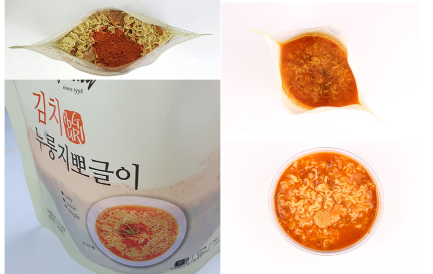 김치 누룽지 뽀글이 라면밥 캠핑 한끼식사 비상식량 90g - 상세 이미지 3