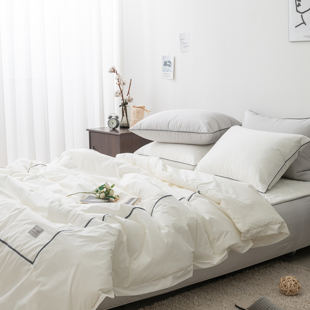 [단독]신혼이불 호텔침구 진 고밀도 Q 봄가을 고급 차렵이불