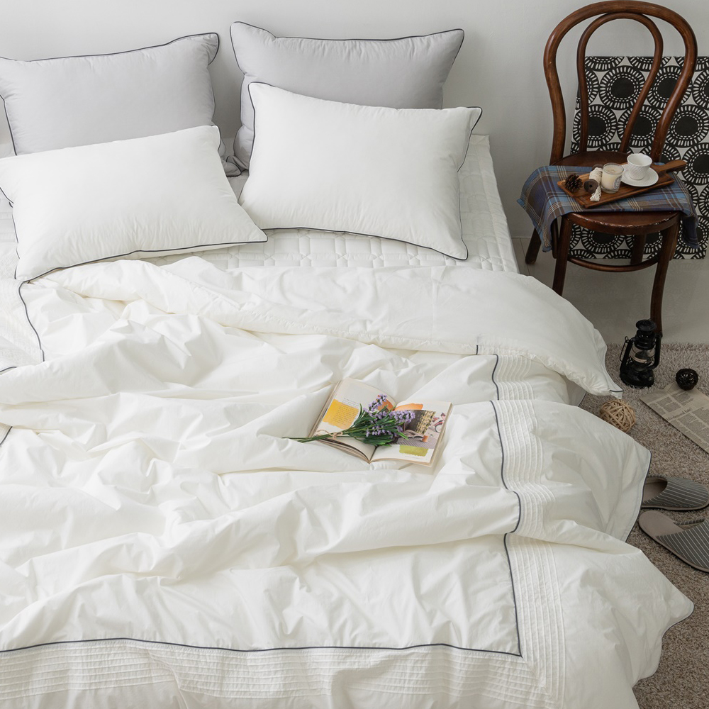 리사 신혼 부부 핀탁 호텔식 차렵 이불 침구 세트 구매 가능 사계절 봄가을