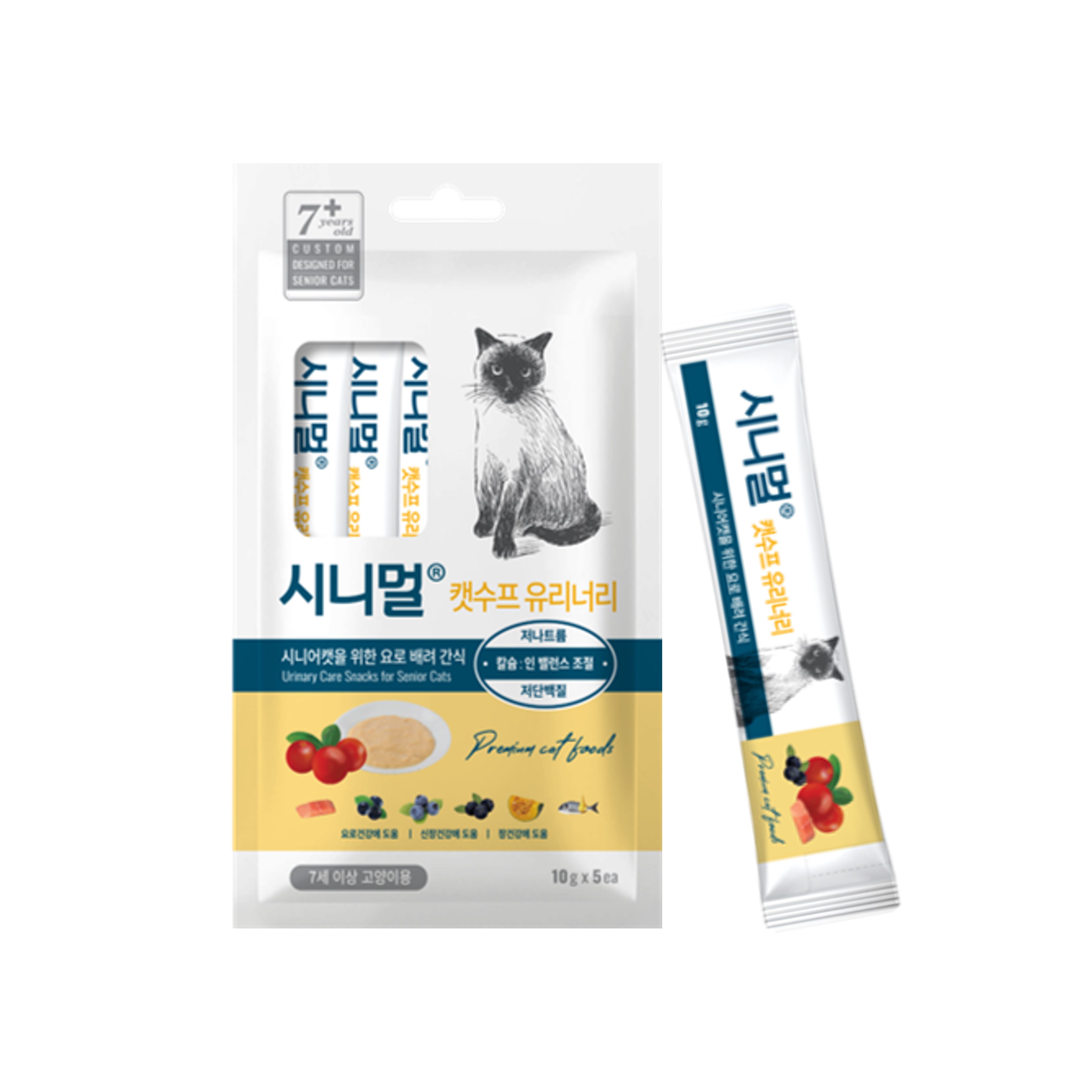 시니멀 캣수프 유리너리 노령묘 고양이신장관리 노묘 영양식 제품 이미지