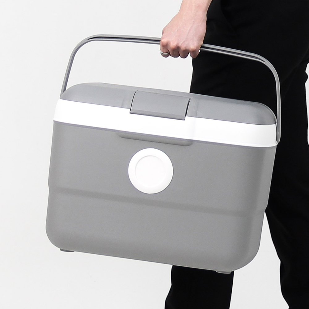 캠핑 차량용 차박 쿨러백 런치백 보온 보냉 낚시 도트 아이스박스 25L