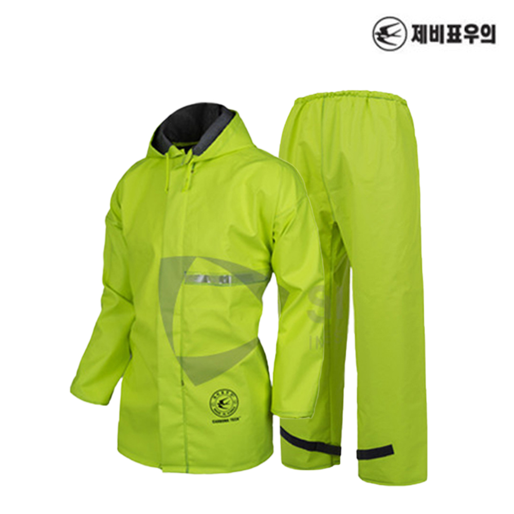 제비표 남자 작업 등산용 안전 배달 오토바이 우의 우비 Si-2000s 이미지 2