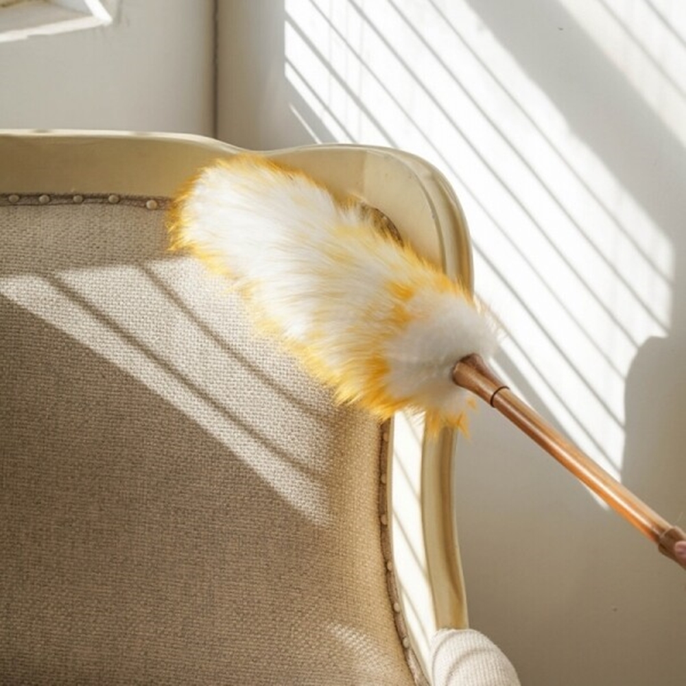 극세사 떨이개 매장 양모 집안 먼지 제거 이불 털개 먼지 피규어 장식장 빗자루 소형