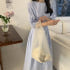 헨지 퍼프 벌룬 여름 반팔 5부 핀턱 하객 라운드넥 코튼 절개 밴딩 루즈... 착용 후기 | 사이즈/핏 총정리 썸네일
