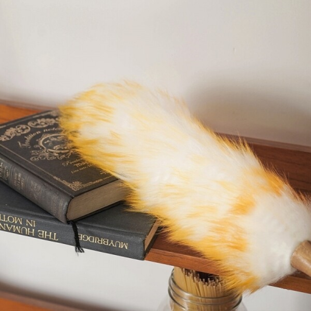 극세사 떨이개 매장 양모 집안 먼지 제거 이불 털개 먼지 피규어 장식장 빗자루 소형