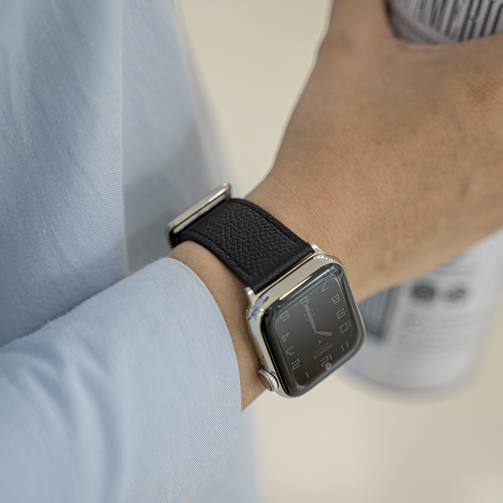 애플워치 가죽 스트랩 11 10 SE 3 에토프 앱송 울트라 줄질