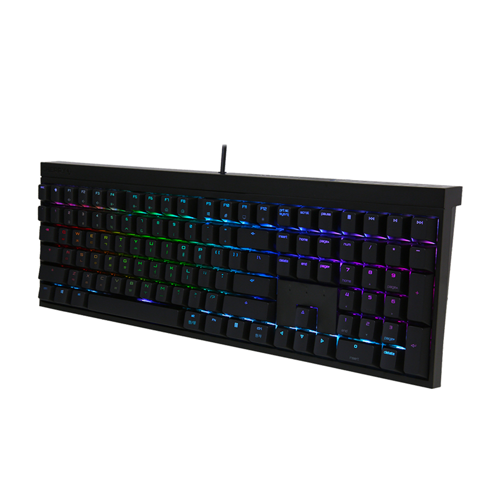 체리 MX 2.0S RGB 기계식 키보드 사무용 풀배열 블랙, 청축 - 상세 이미지 3