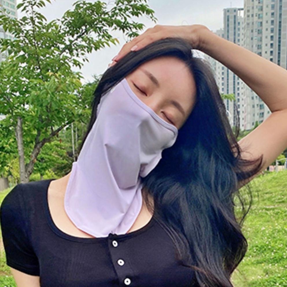 등산용 마스크 앞면마스크 골프용 마스크 자외선 햇볕 차단마스크