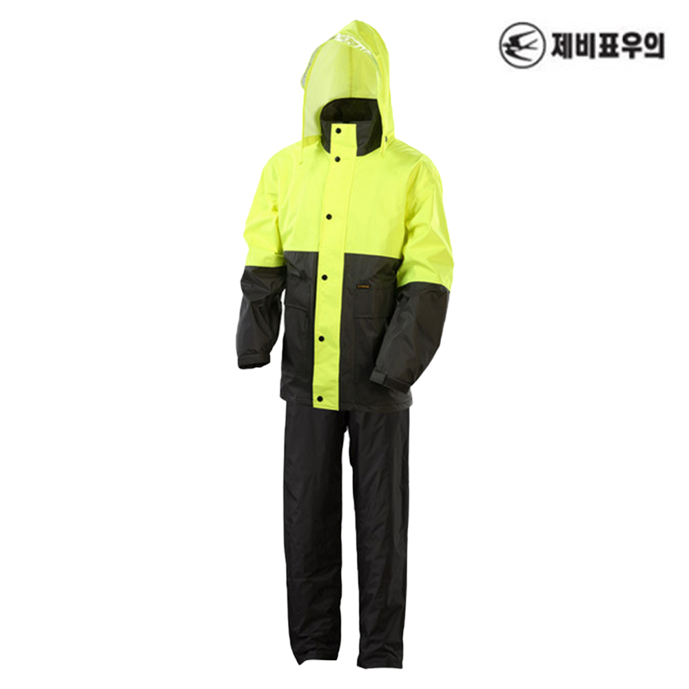 제비표 남자 작업 안전 오토바이 배달 우의 우비 Si-150 이미지 3
