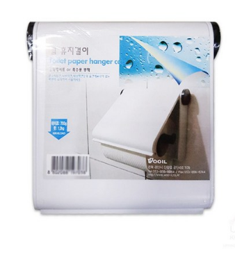 캡 휴지걸이 1P 걍력테이프 특수못 벽면 부착 덮개 보호 이물질 방지 - 상품 이미지