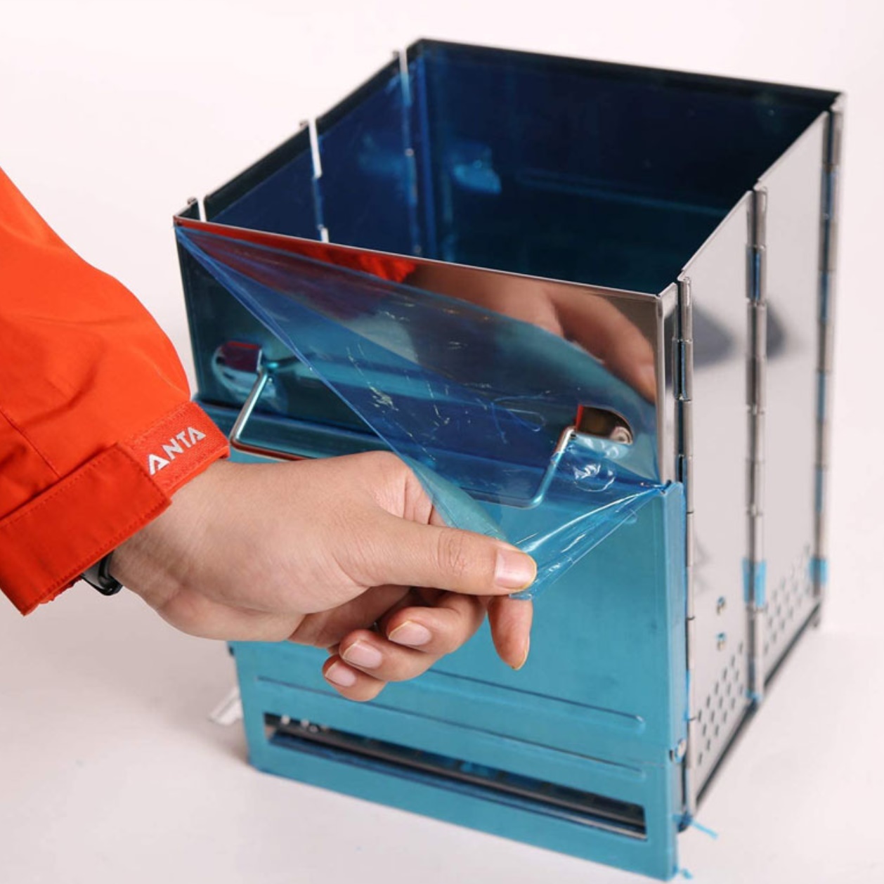 캠핑 미니 난로 스텐 접이식 백패킹 캠핑용 화목난로