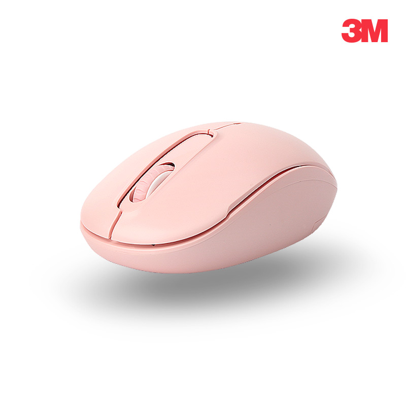 3M 한국쓰리엠 M250 핑크 무소음 무선마우스 - 상세 이미지 2
