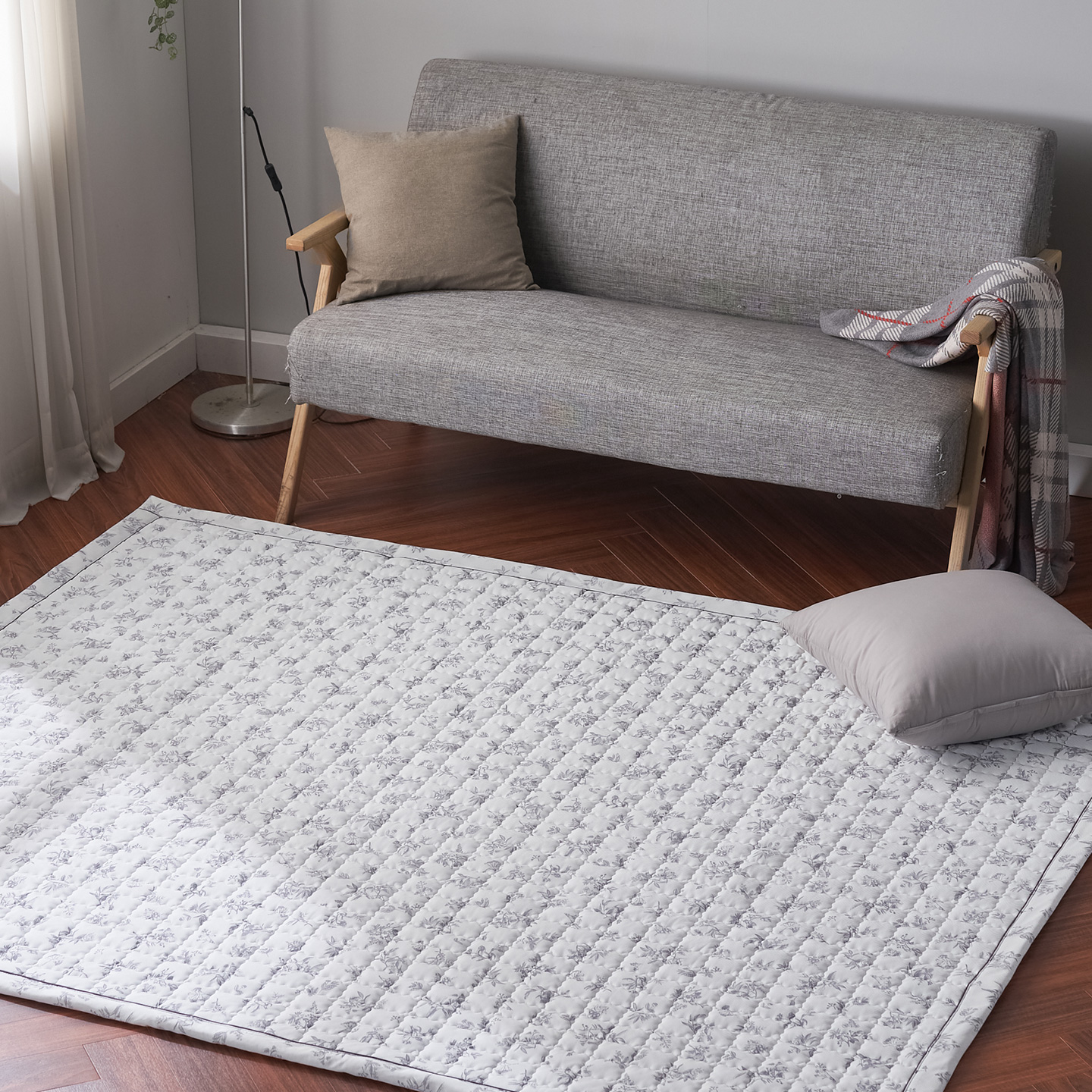 여름 거실카페트 침대카페트 풍기인견패드 점보매트 특대카페트 3종