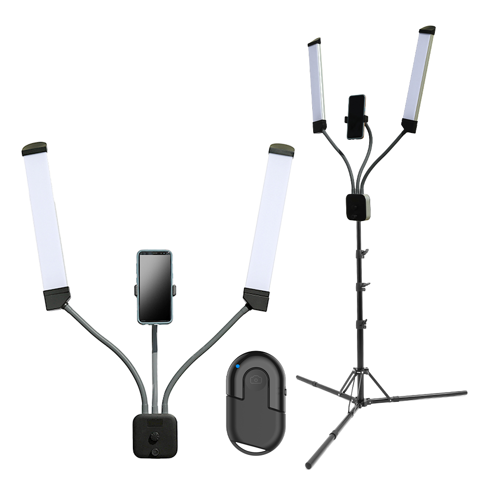 유튜버 장비 자연광 조명 A 스탠드 여캠 셀프 촬영 1인 라이브 개인 방송 더블라인