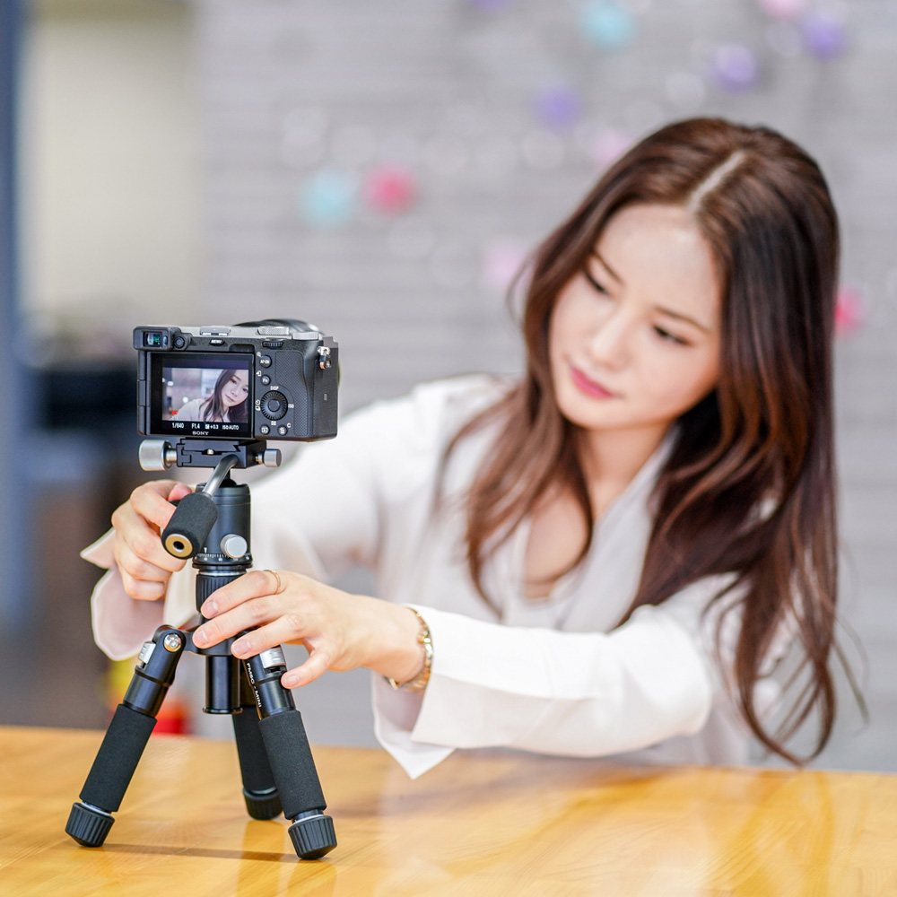 DSLR 미러리스 카메라 여행용 유튜브 글린트 미니 삼각대 GTP-11A - 상세 이미지 5