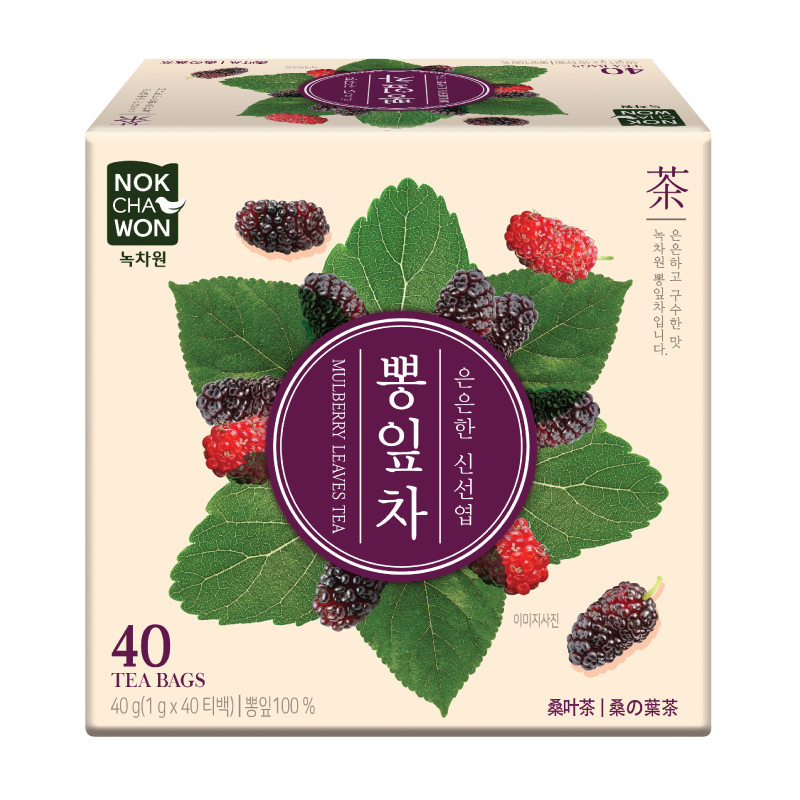 [녹차원]국내산뽕잎차 40티백(구수한 맛) - 상품 이미지