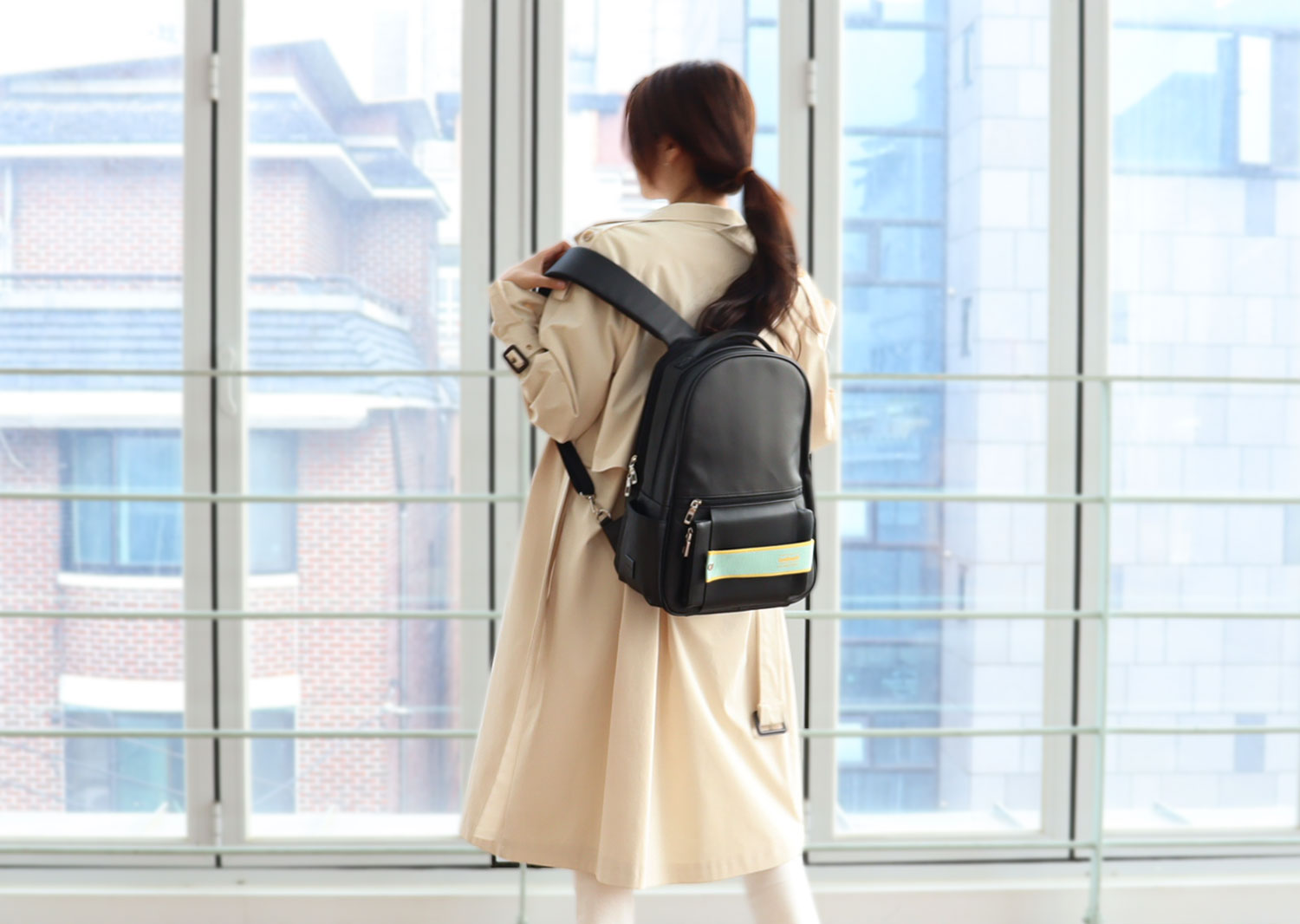 로디나트 케이스 백팩, 20대 30대 40대 데일리 직장인 대학생 16인치 노트북