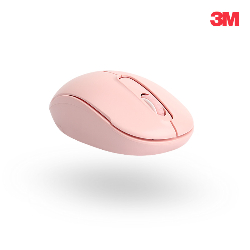 3M 한국쓰리엠 M250 핑크 무소음 무선마우스 - 상세 이미지 3