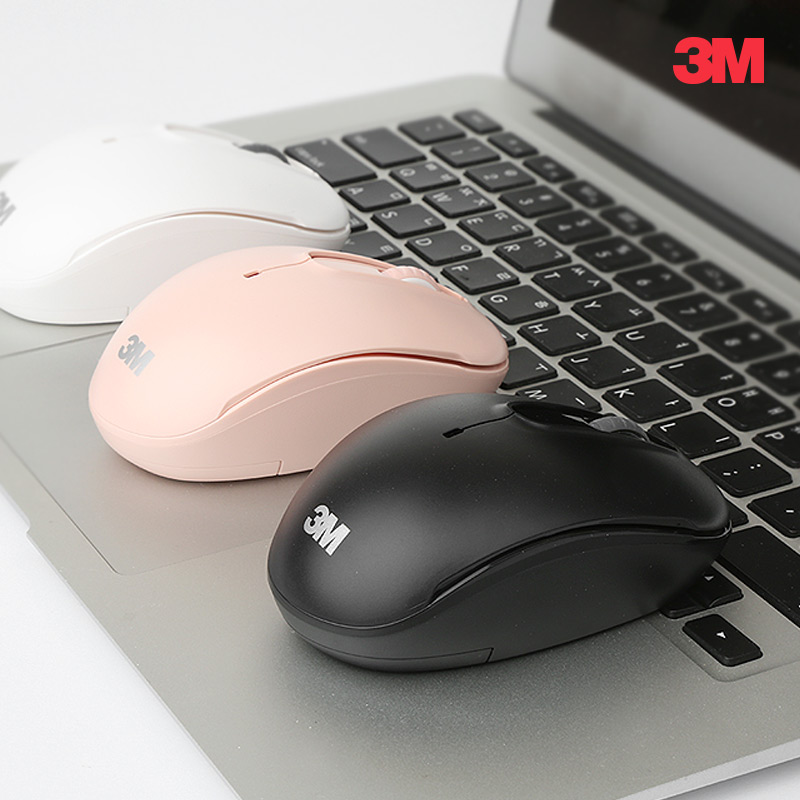 3M 한국쓰리엠 M250 핑크 무소음 무선마우스 - 상세 이미지 5