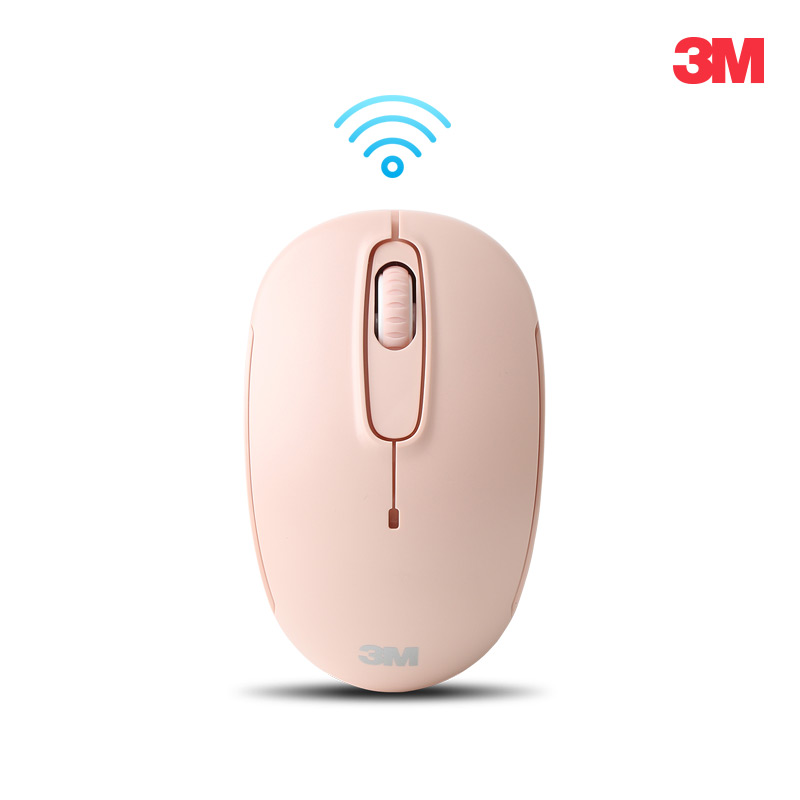 3M 한국쓰리엠 M250 핑크 무소음 무선마우스