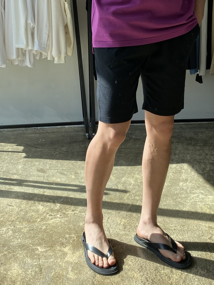 남자린넨반바지 마스판 밴딩 이미지 4