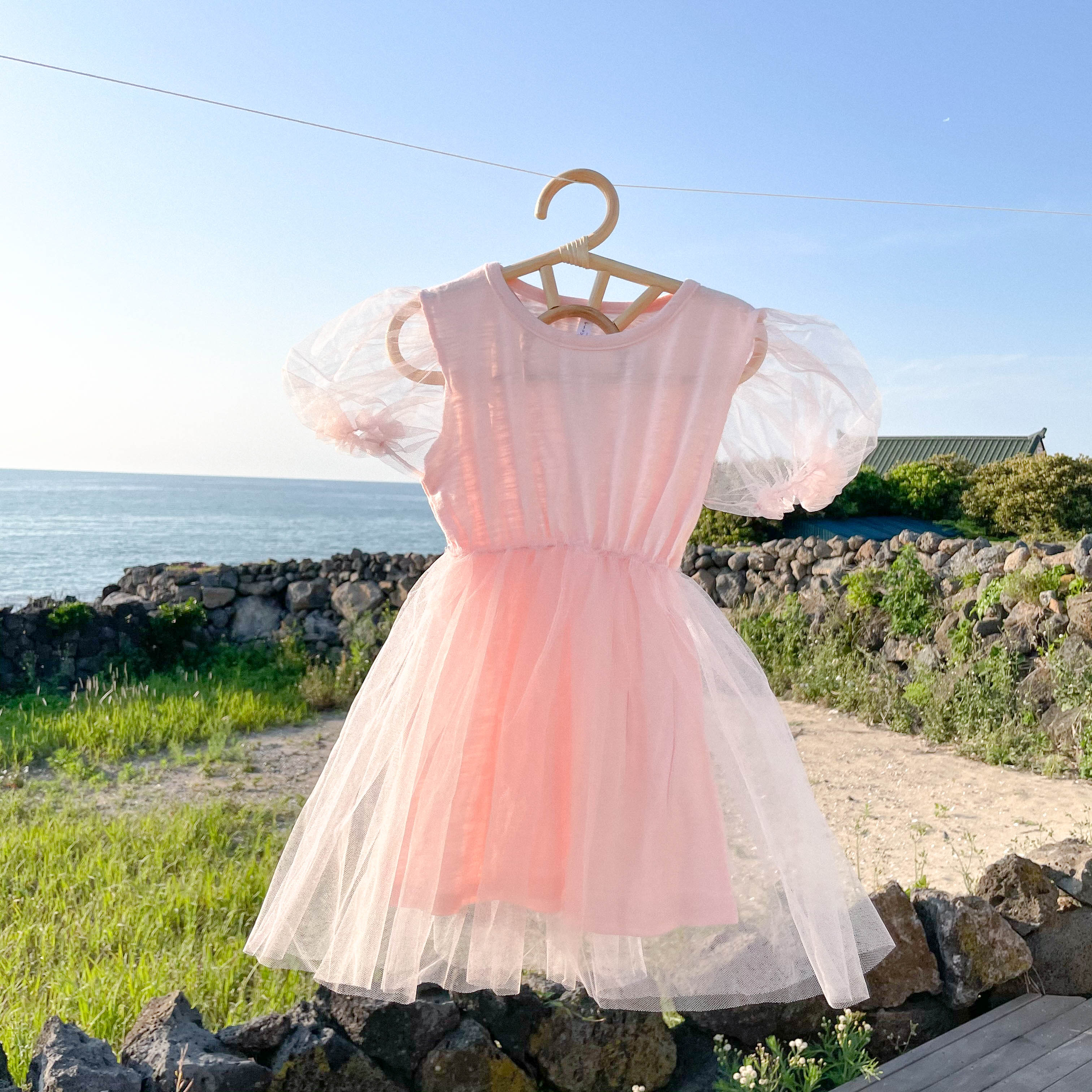 샐리튜튜원피스 여아 아동 핑크 민트 보통핏