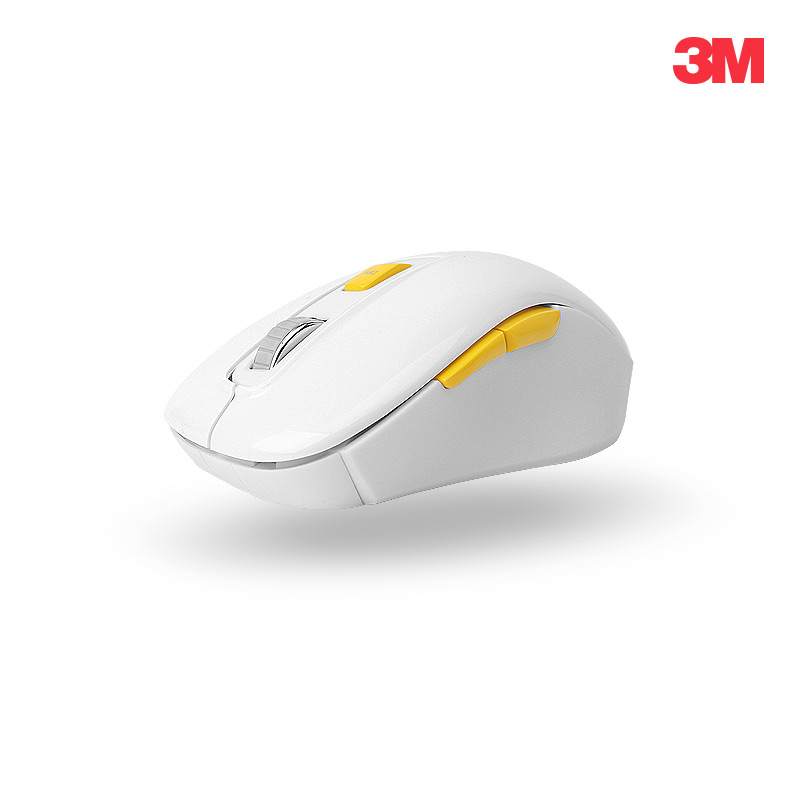 3M 한국쓰리엠 M750 화이트 무소음 무선마우스 - 상세 이미지 2
