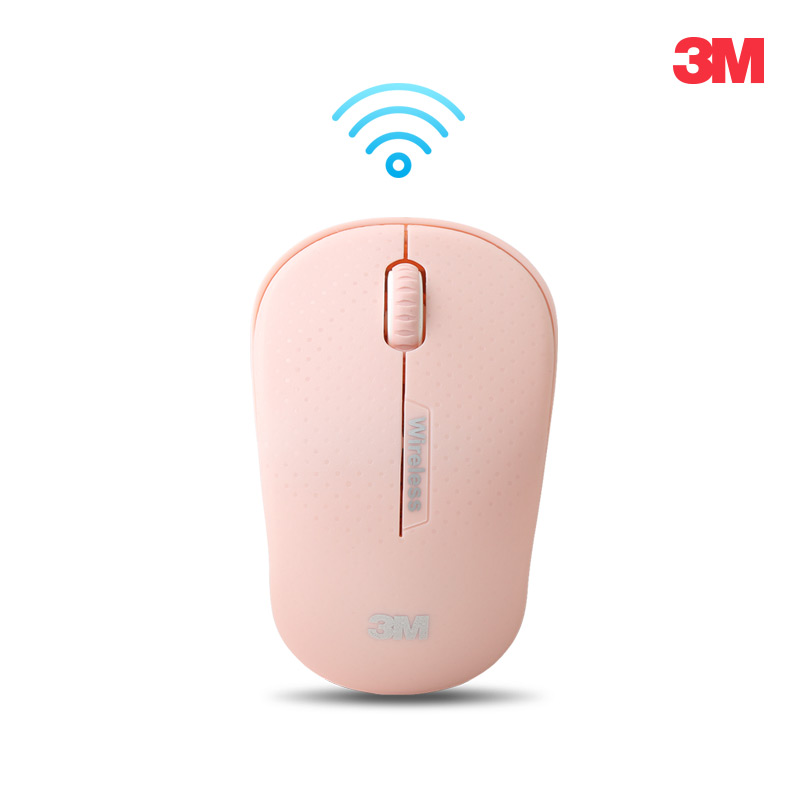 3M 한국쓰리엠 M350 핑크 무소음 무선마우스 - 메인 이미지