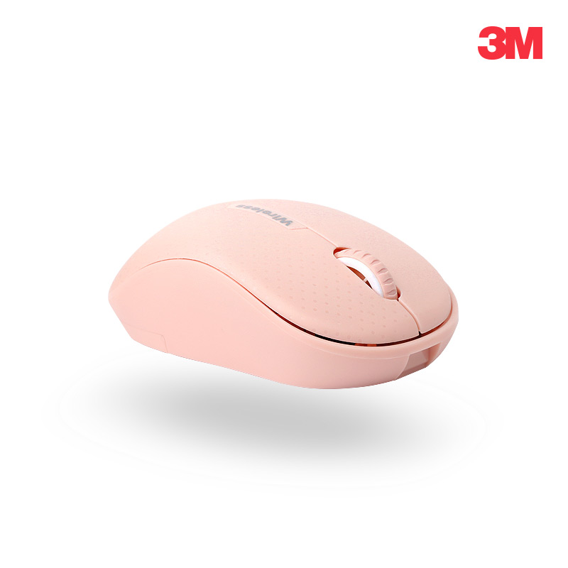 3M 한국쓰리엠 M350 핑크 무소음 무선마우스 - 상세 이미지 2