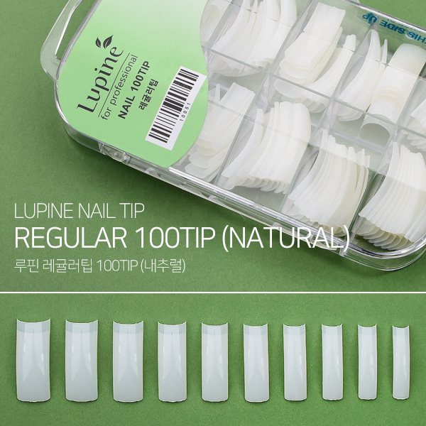 루핀 레귤러팁 내추럴 100팁 (웰(턱)) - 상품 이미지