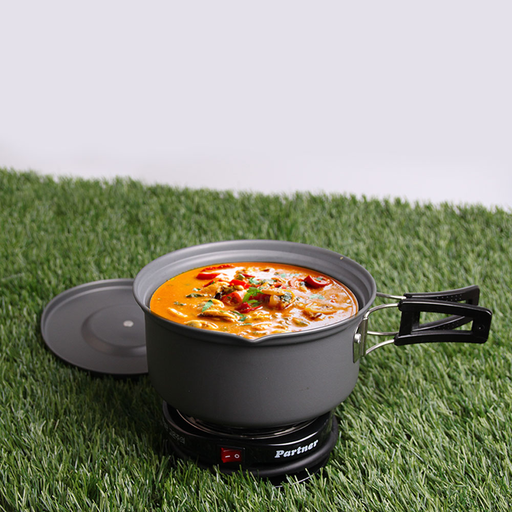 [N도착]여행용 전기쿠커 파트너 핫플레이트 라면포트 전기코펠