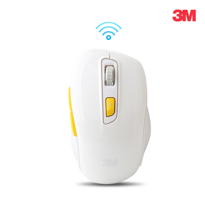 3M 한국쓰리엠 M750 화이트 무소음 무선마우스 - 상품 이미지