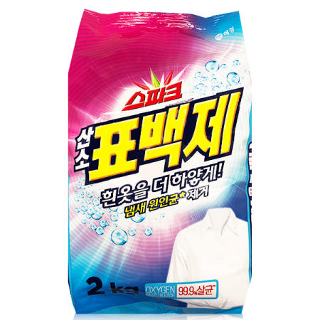 애경산업 스파크 산소표백제 리필 2kg, 가루세제