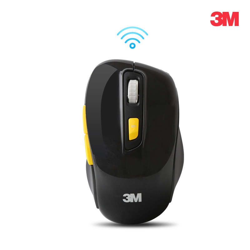3M 한국쓰리엠 M750 블랙 무소음 무선마우스 - 상품 이미지