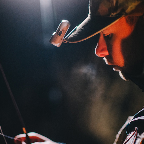 크레모아 모자랜턴 캡온 헤드랜턴 캡라이트 낚시 백패킹 자전거 등산 작업용 40B LED